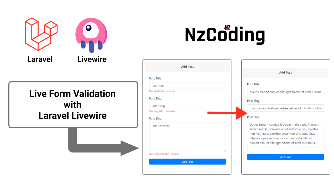 Live Form Validation with Laravel Livewire